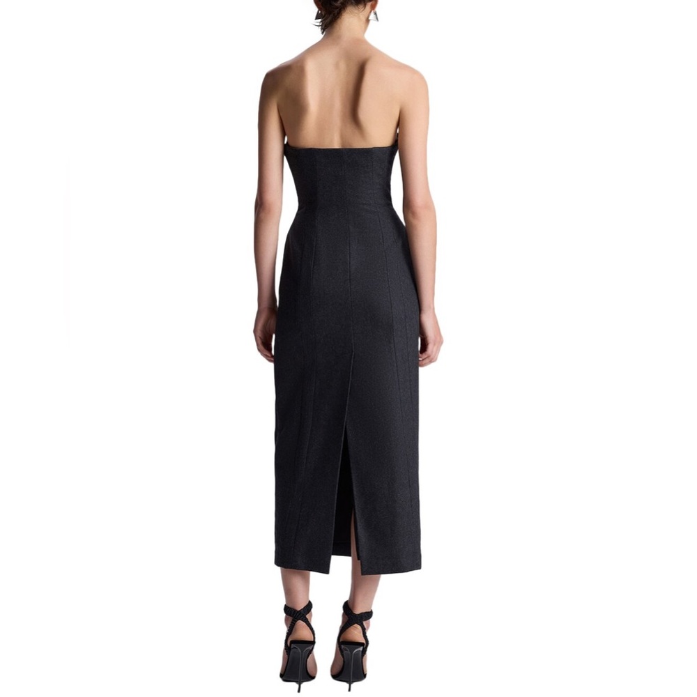 Brooks Brothers 100% Wool Strapless Dress in Black, size 6 - Picture 2 of 8